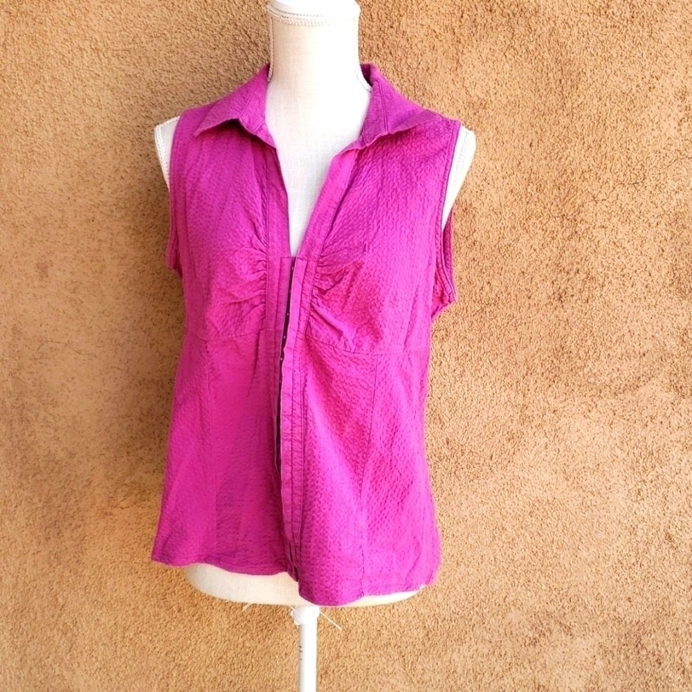 Faded Glory Vintage 90's Y2K corset style textured tank top
